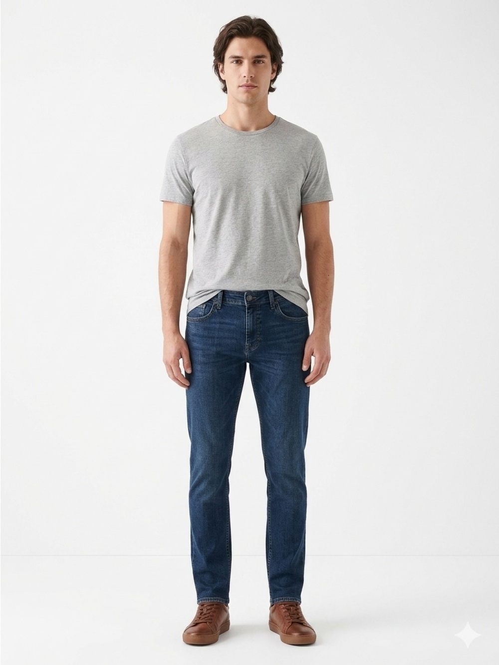Mavi Jake Slim Leg Jeans Men 38x30 Medium Wash Blue Stretch